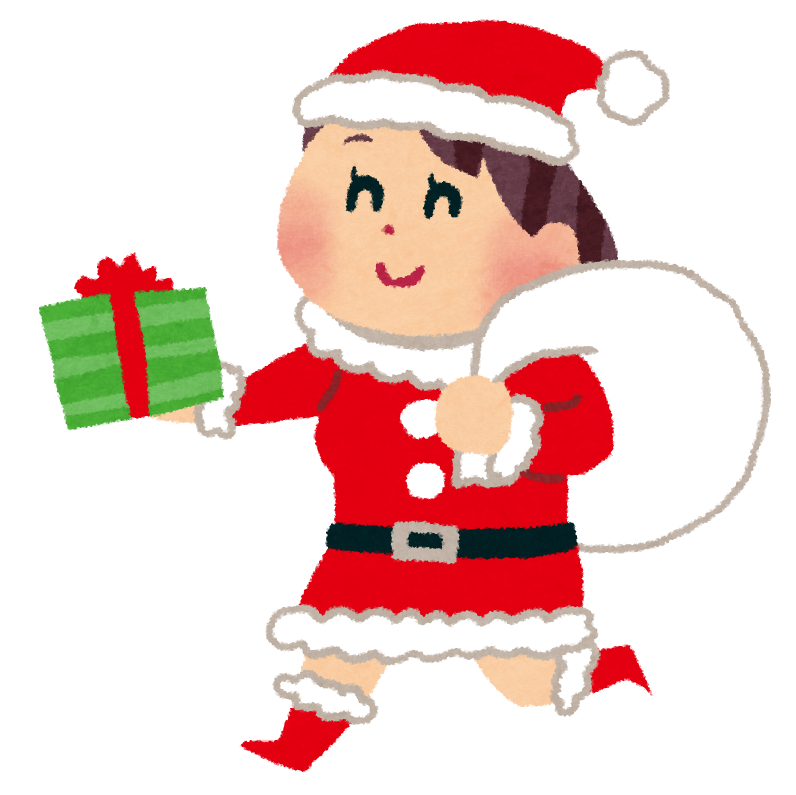 クリスマス前にサンタがやって来た